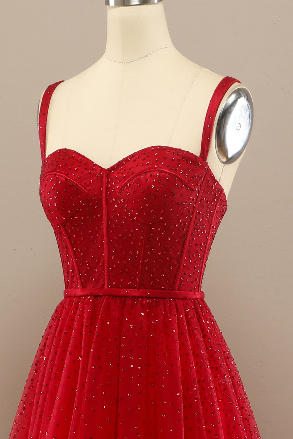 Robe de bal rouge