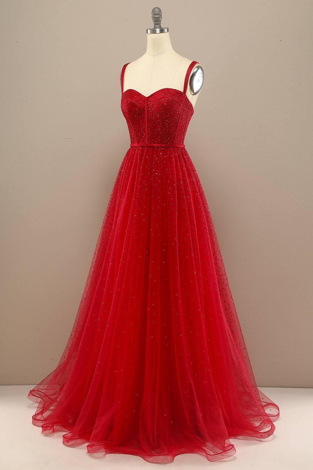 Robe de bal rouge