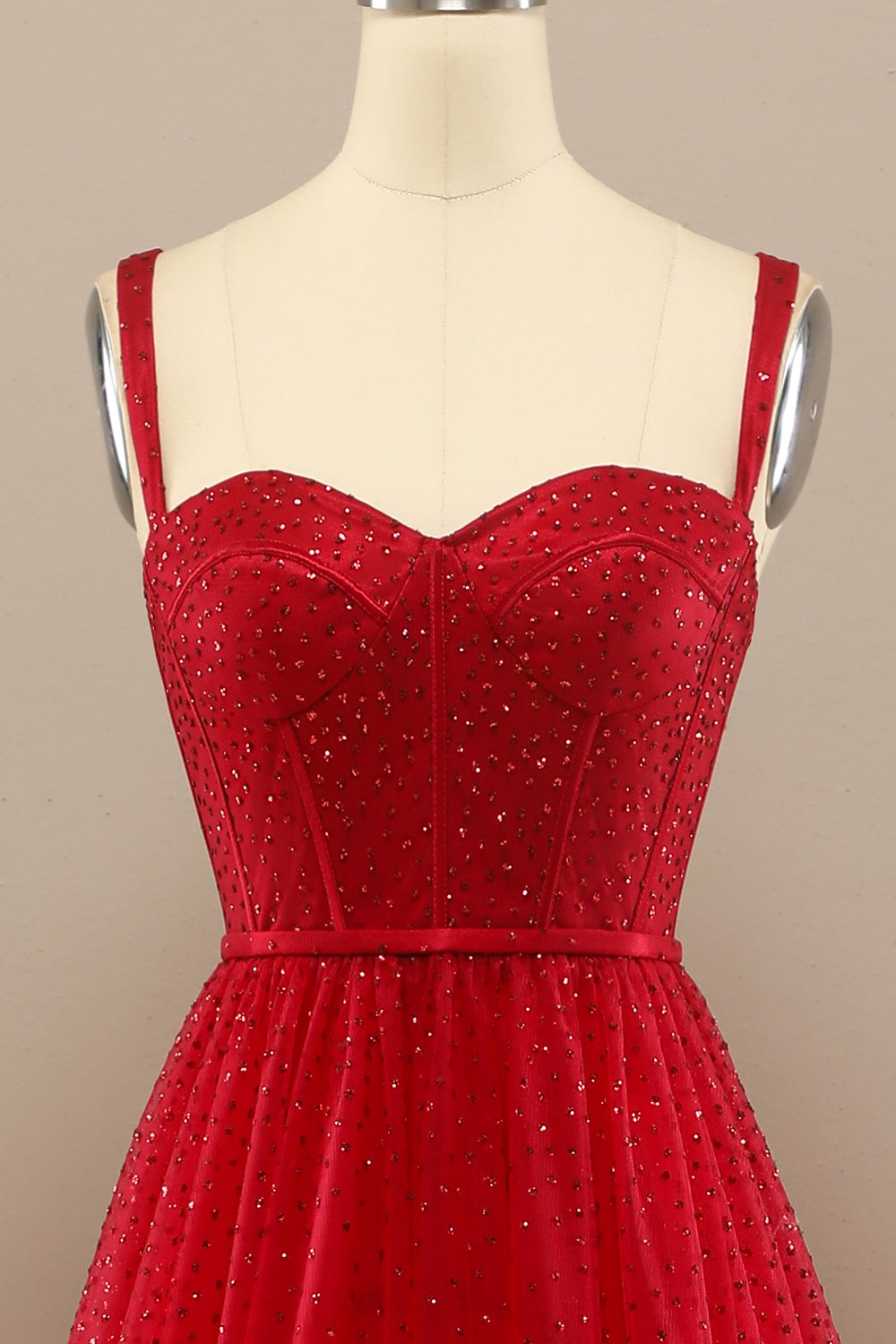 Robe de bal rouge