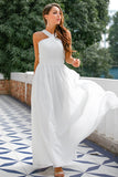 Robe col V à volants