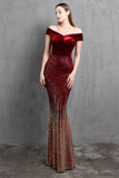 Robe de soiree dorée Longue Prom