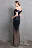 Robe de soiree dorée Longue Prom