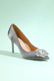 Talon aiguille gris