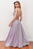 Robe long prom avec bretelles