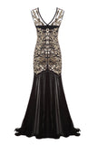 Rétro Robe de Soirée Années 20 A Paillettes