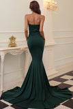 Robe noire de bal long de sirène d’amoureux