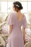 Robe de demoiselle d’honneur cache coeur