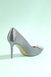 Talon aiguille gris