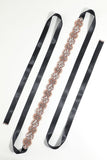 Ceinture de Rhinstone noire