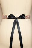Ceinture de Rhinstone noire