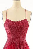 Robe long prom de Tulle de lavande avec la dentelle