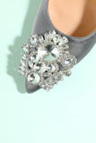 Talon aiguille gris
