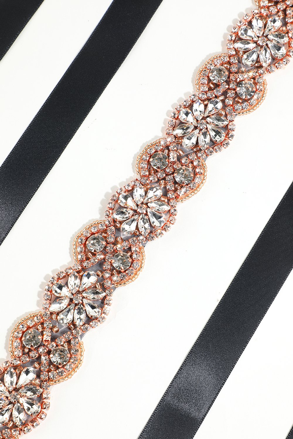 Ceinture de Rhinstone noire