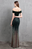 Robe de soiree dorée Longue Prom