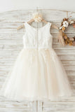 Filles Bambi Ivory Broderie Anglaise Tulle Robe