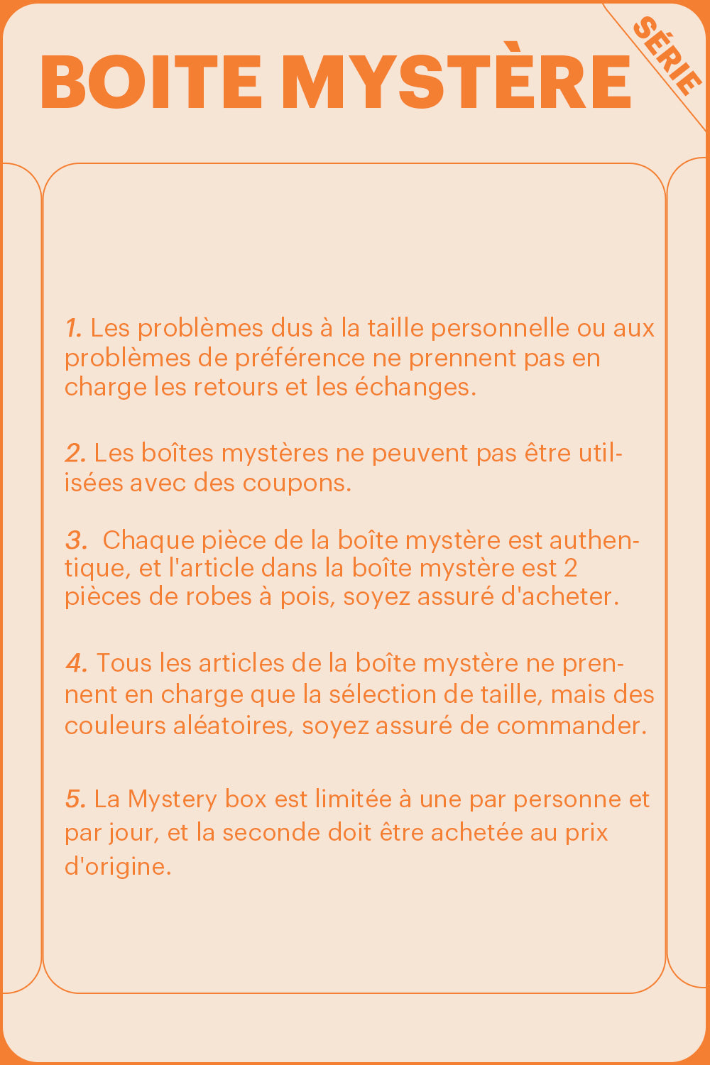 ZAPAKA BOÎTE MYSTÈRE de 2Pc Robes à Pois