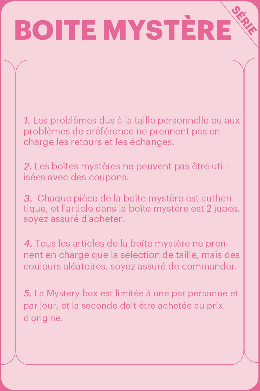 ZAPAKA MYSTERY BOX de 2Pc Jupes