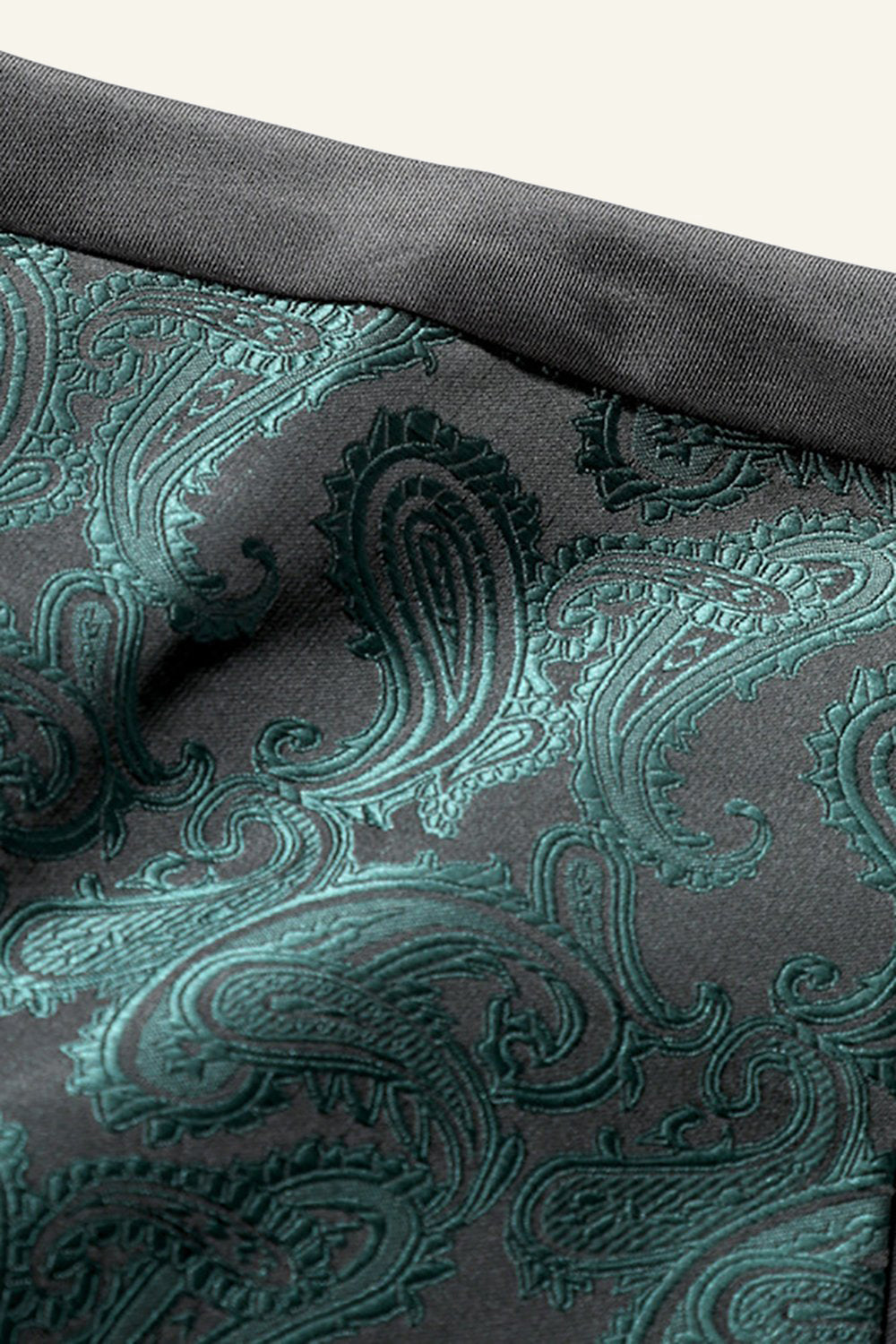 Gilet de costume pour homme à poitrine unique Slim Fit Print