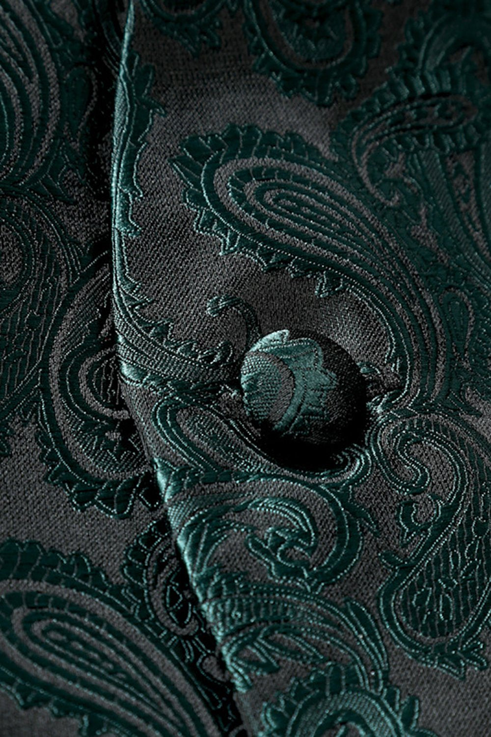 Gilet de costume pour homme à poitrine unique Slim Fit Print