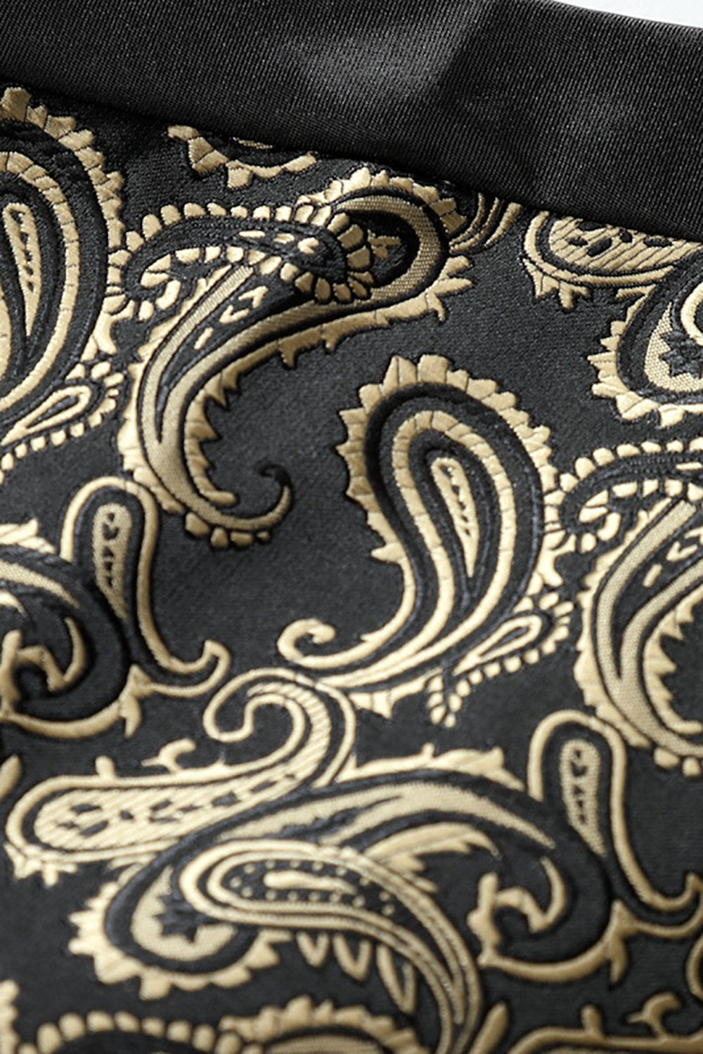 Gilet d’or à poitrine unique Gilet pour homme