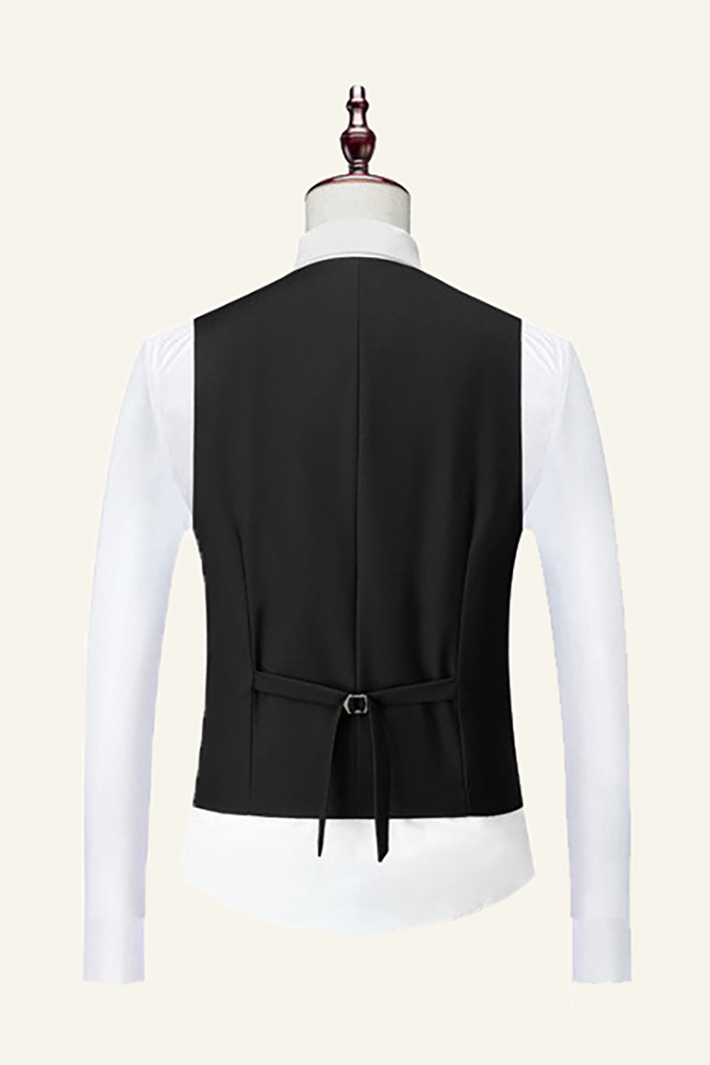 Black Notched Lapel 3 pièces mariage hommes costumes