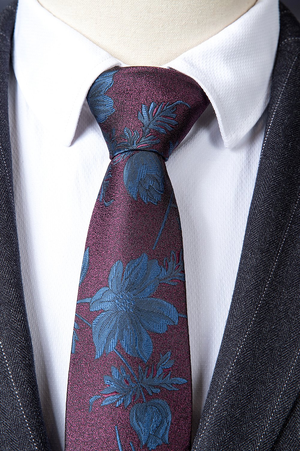 Costume 3 pièces pour homme à revers cranté noir