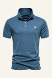 Polo Classique Gris Vert Regular Fit Collot Homme