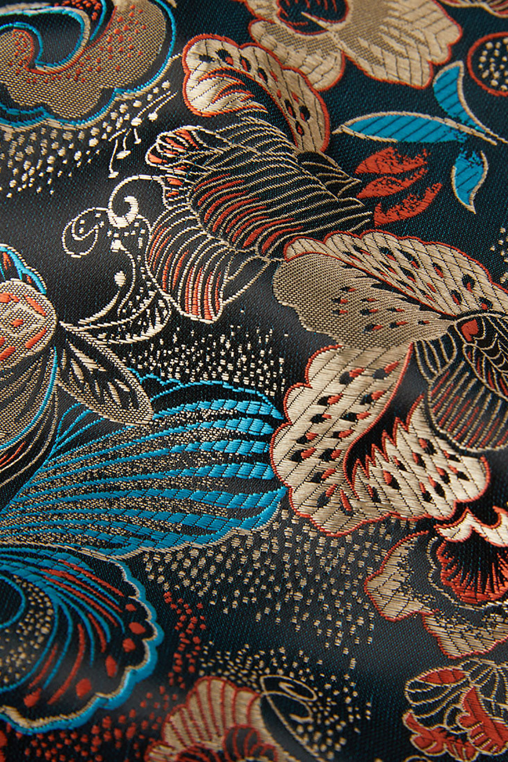 Floral Shawl Lapel Blazer Homme