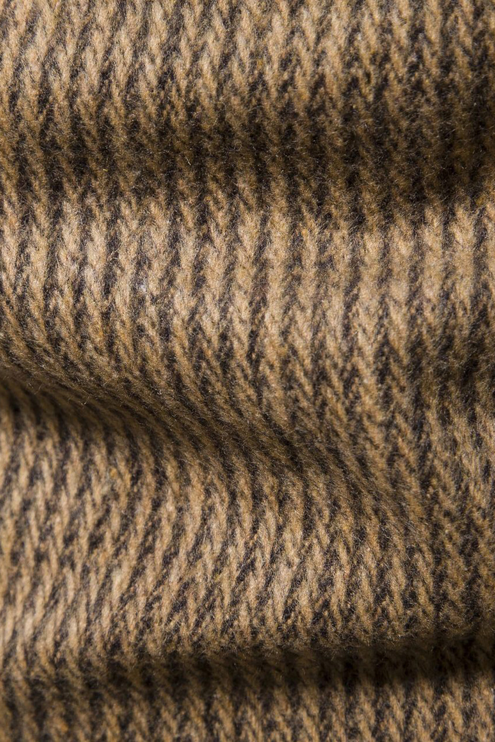 Khaki Tweed Un bouton Revers cranté Blazer pour hommes