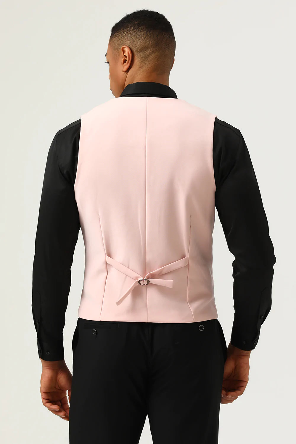 Pink Shaw Lapel 3 pièces Costumes de bal pour hommes