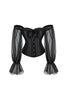 Charger l&#39;image dans la galerie, Noir désossage Corset Shapewear avec manches