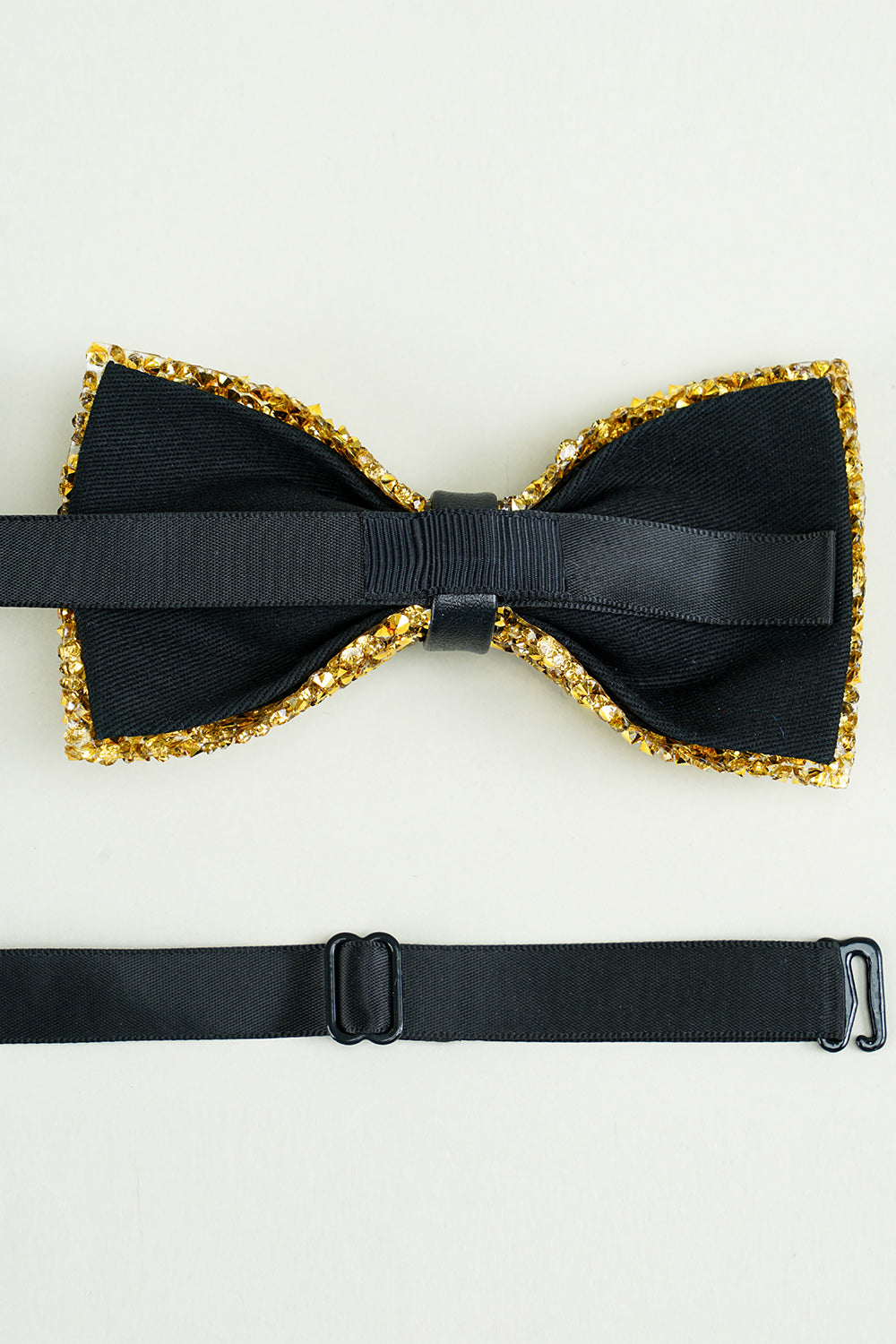 Nœud papillon réglable doré Nœud papillon Tuxedo formel