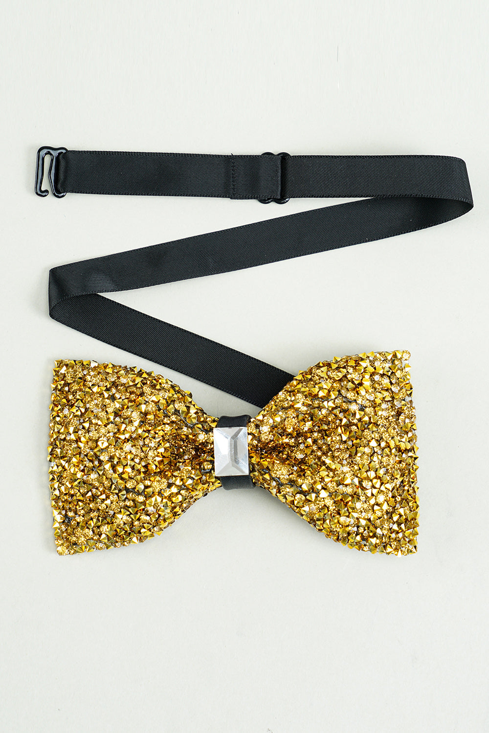 Nœud papillon réglable doré Nœud papillon Tuxedo formel