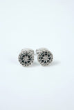 Chemises Tuxedo scintillantes noires Boutons de manchette pour hommes