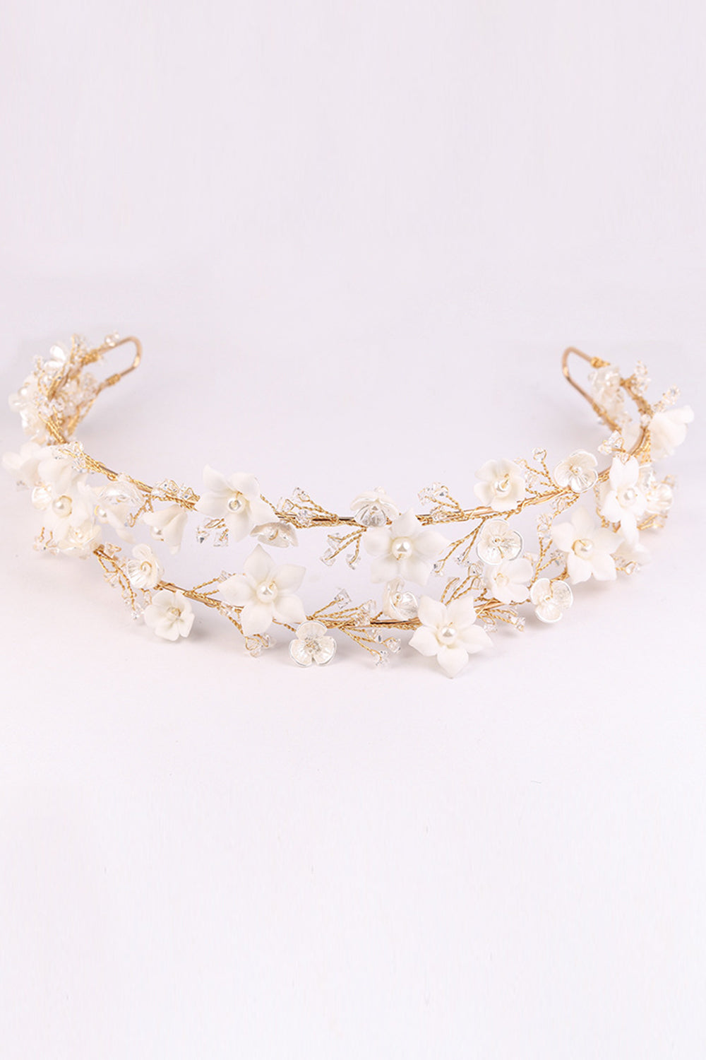 Fleurs blanches Coiffes de mariée