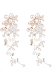 Clip d’oreille de mariée en perle