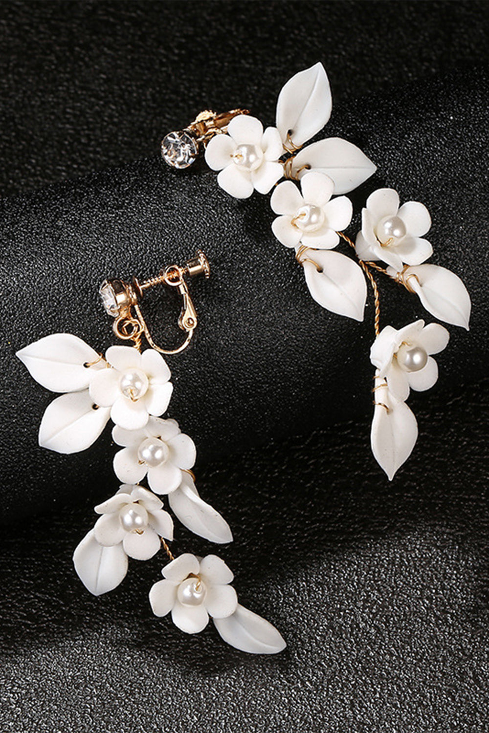 Boucles d’oreilles en or Flower