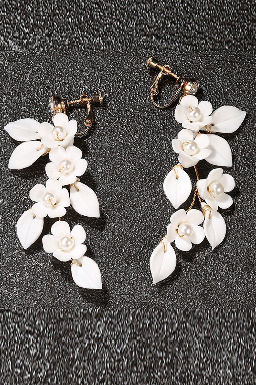 Boucles d’oreilles en or Flower