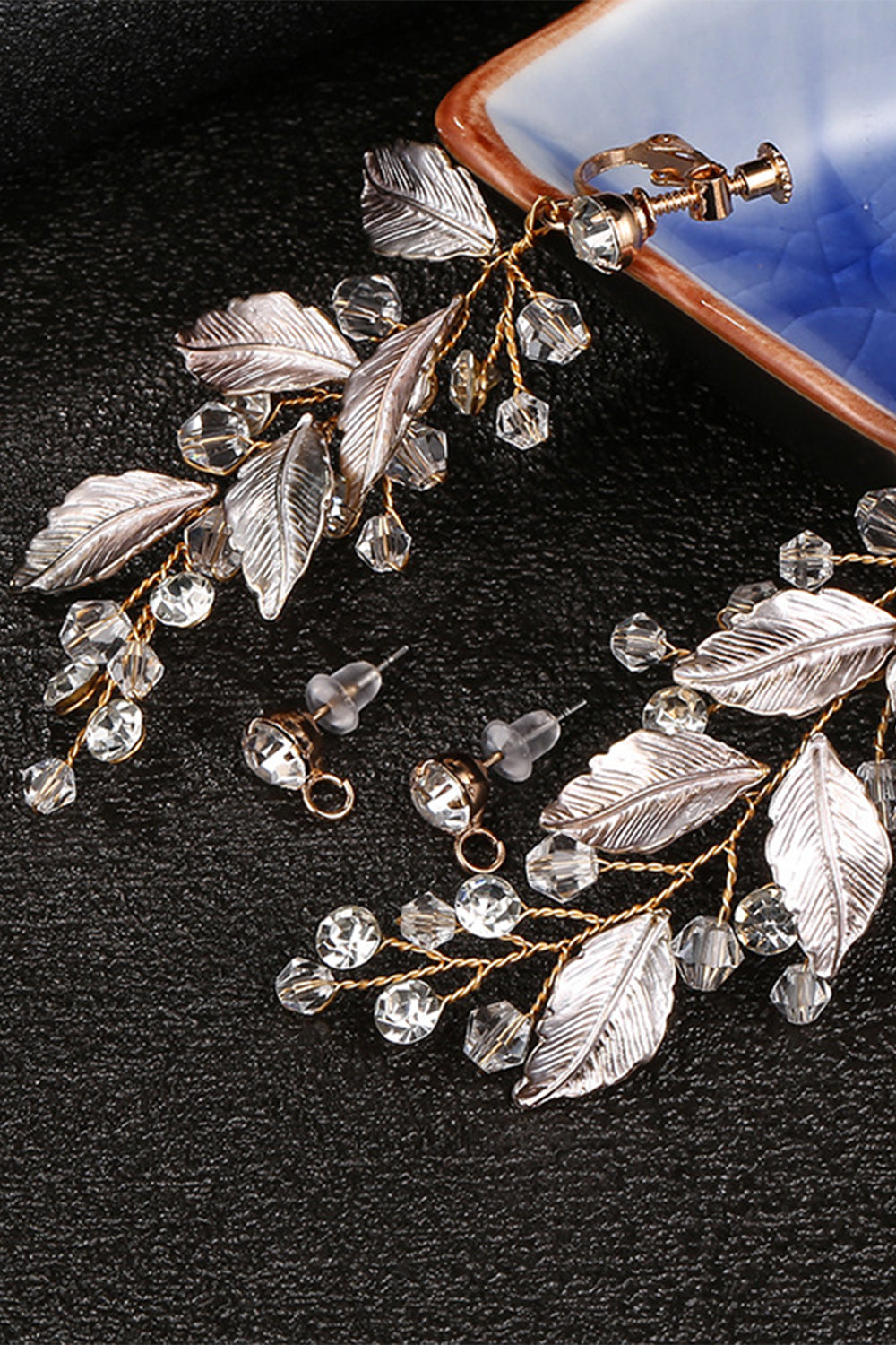 Boucles d’oreilles Golden Leaves Drop