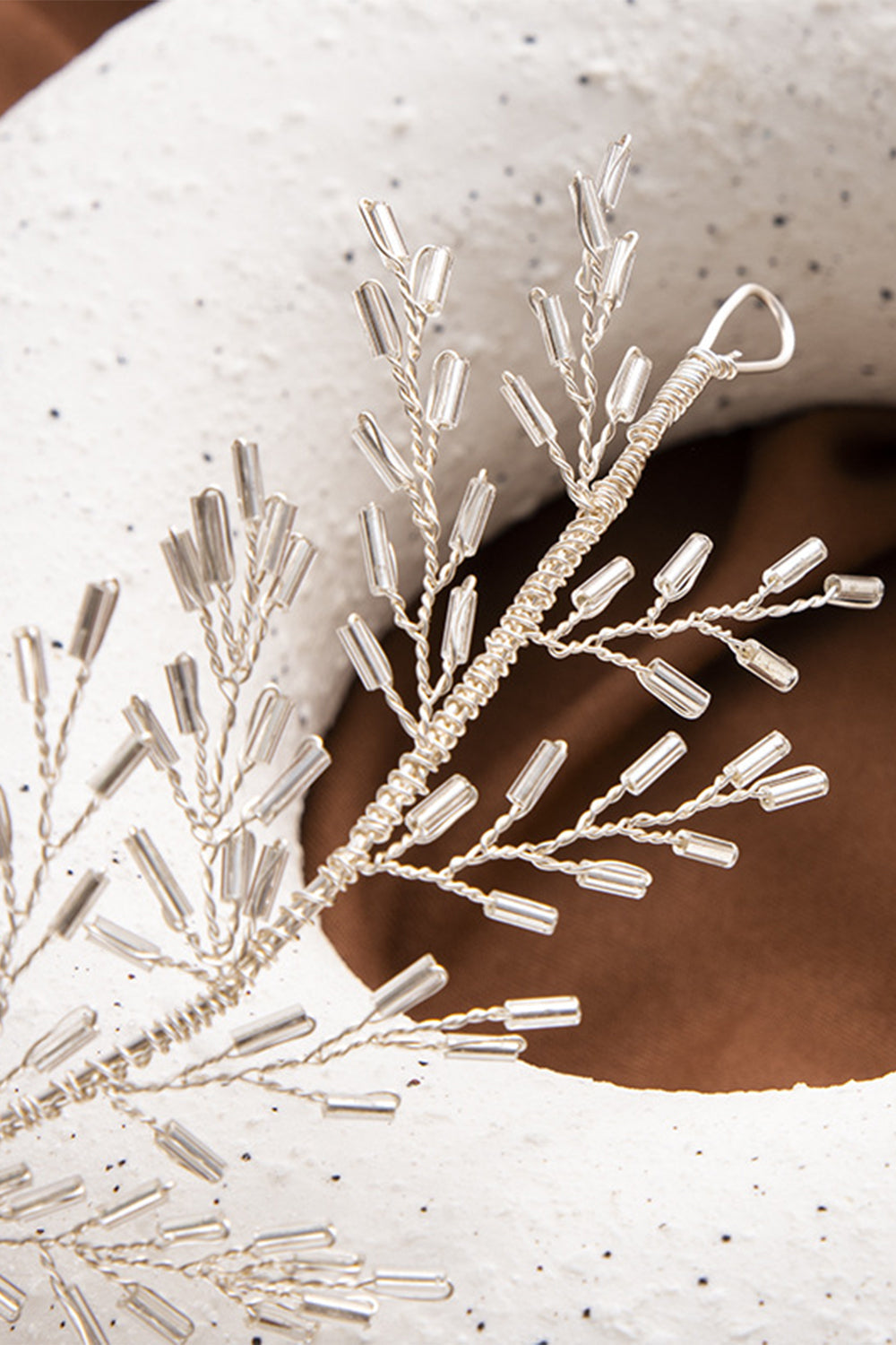 Sliver Beads Bandeau de mariage