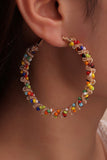 Boucles d’oreilles colorées de style Boho Loop
