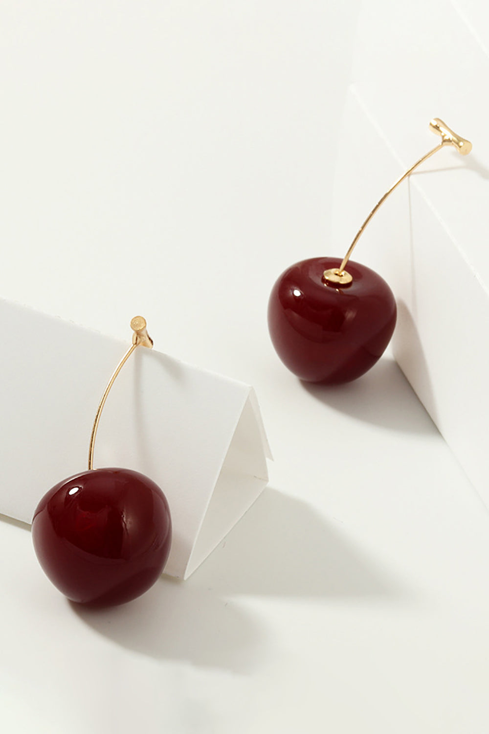 Boucles d’oreilles Golden Red Cherry