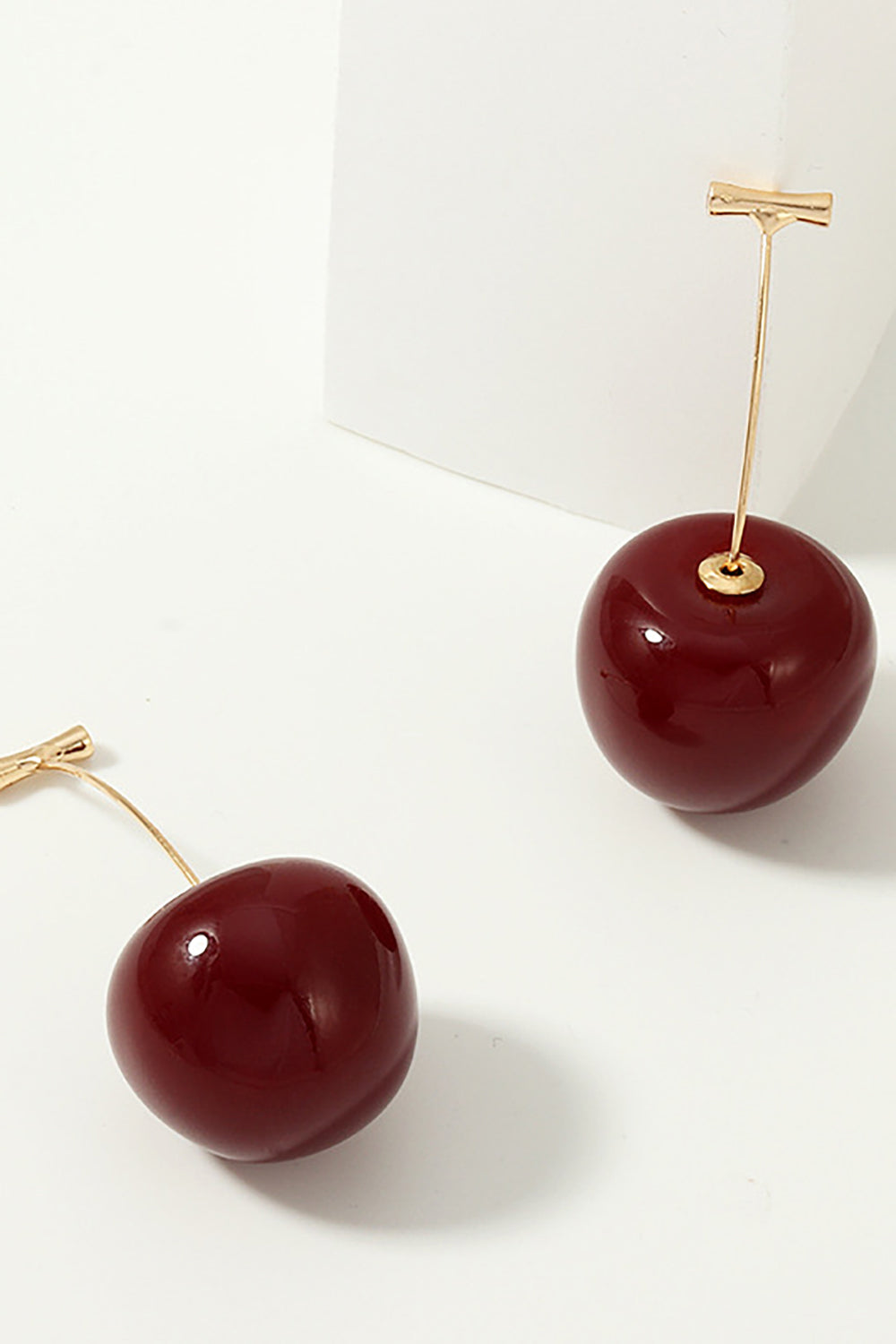 Boucles d’oreilles Golden Red Cherry