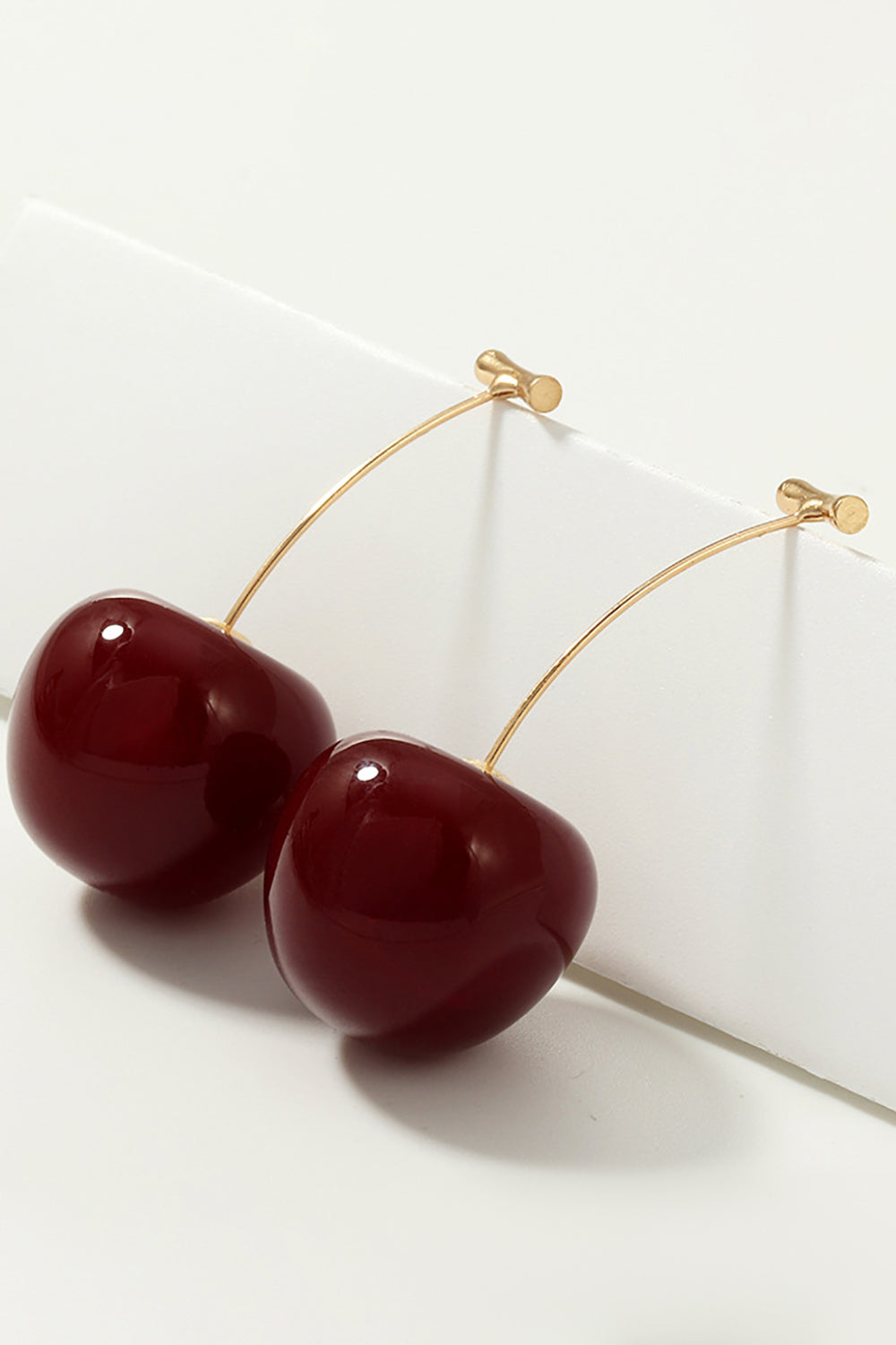 Boucles d’oreilles Golden Red Cherry