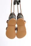 Army Green Casual Strappy Sandales