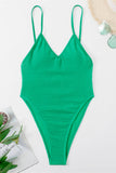 Maillot de bain vert One Piece Tummy Control