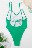 Maillot de bain vert One Piece Tummy Control