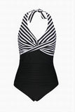 Maillot de bain Rayures Halter One Piece