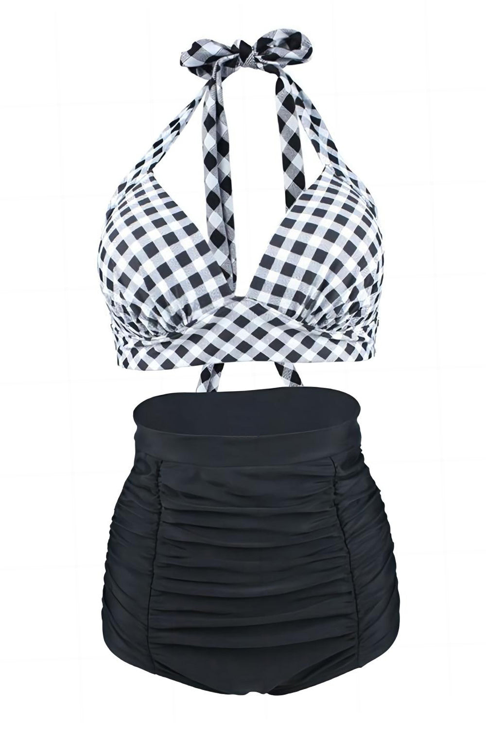 Deux pièces taille haute Halter Maillots de bain