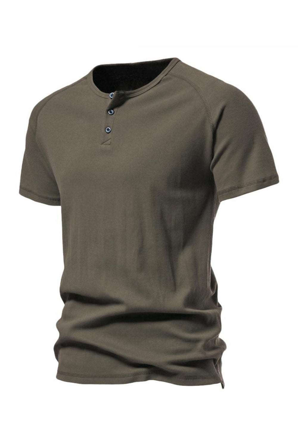 Boutons Été Manches Courtes T-shirt décontracté pour hommes